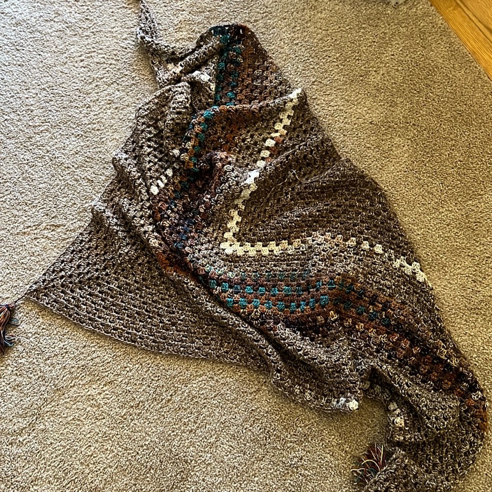 Handmade Crochet Shawl II
